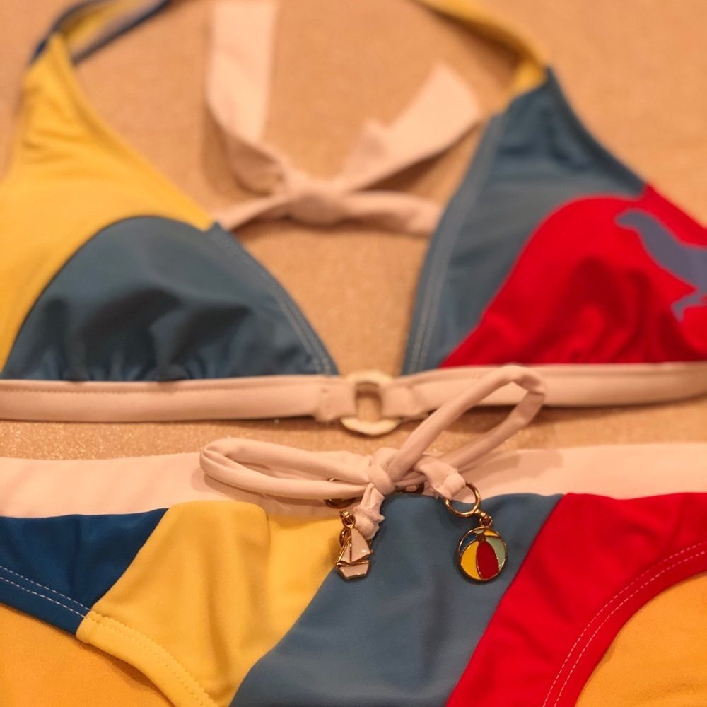 MODERN AMUSEMENT MULTICOLOR BIKINI XS